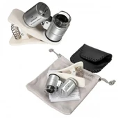 Evrensel Led Işıklı Mini Cep Mikroskobu, Tüm Kameralı Telefonlar Için No:9882w thumbnail 2