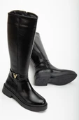 Kadın Siyah Cilt Toka Detaylı Çizme thumbnail 6