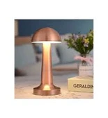 Ct 8430 Dekoratif Lizbon Şarjlı 3 Renk Modlu Dokunmatik Masa Lambası Bakır Renk - 1