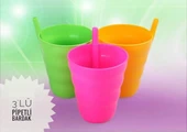 Pipetli Bardak 3lü thumbnail 1