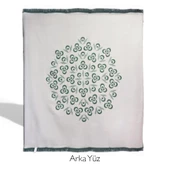 Bigghome Çintemani Yeşil Çift Kişilik Battaniye 200 x 220 cm thumbnail 4