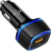 Eagleton Araç Şarjı Usb-C Pd 30W+QC3.0 18W thumbnail 3