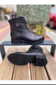 VENÜS 2253409K TOPUKLU FERMUARLI GÜNLÜK DERİ KADIN BOT thumbnail 4