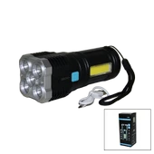5IN1 + COB LED USB ŞARJLI EL FENERİ (5284) - 1