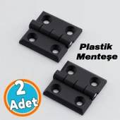 Yaprak Menteşe Plastik 30x30 mm Dayanıklı 2 Adet Set Küçük Dolap Çekmece Kapak Mobilya Menteşe thumbnail 1