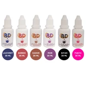 BD 6'lı Sıvı Gıda Boyası Seti – 20 ml (Lacivert, Bordo, Kahve, Mor, Siyah, Fuşya) - 1