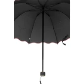 Marlux Siyah Mini Puantiye Kadın Şemsiye thumbnail 3