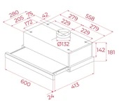 TEKA TL 6310 BEYAZ SÜRGÜLÜ ASPİRATÖR thumbnail 2