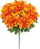 Yapay Çiçek Somon 7li Yıldız Çiçeği Demeti 40*30cm thumbnail 1