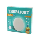 THORLIGHT S-224 24W 16.8CM BEYAZ LED PANEL SIVA ALTI AYARLI MANDALLI 6400K - 1750LM - 18000 SAAT - 2835 SMD (5284) - 2