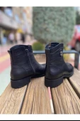 VENÜS 2253409K TOPUKLU FERMUARLI GÜNLÜK DERİ KADIN BOT thumbnail 5