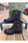 VENÜS 2253409K TOPUKLU FERMUARLI GÜNLÜK DERİ KADIN BOT thumbnail 6