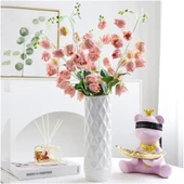 Yapay Çiçek Çan Çiçeği Gülkurusu 85cm Tek Dal Kumaş Çiçek Uzun Dal thumbnail 5