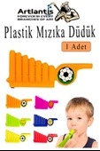 Mızıka Düdük 1 Adet Plastik Mızıka Plastik Düdük Nostalji Mızıka Oyuncak Karne Sınıf Çocuk Hediye - 1