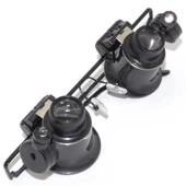 Gözlük Model Çıft Led Aydınlatma ,saat Onarımı Için Harika Büyüteç thumbnail 3