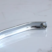 Mobilya Çekmece Mutfak Dolabı Dolap Kulpları Kapak Kulpu Kulbu Metal Krom Kulp 128 mm 12.8 cm thumbnail 4