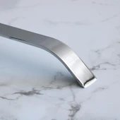 Mobilya Çekmece Mutfak Dolabı Dolap Kulpları Kapak Kulpu Kulbu Metal Krom Kulp 128 mm 12.8 cm thumbnail 5