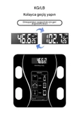 NACTUMU Akıllı Dijital Baskül, Yağ Ölçer ve Bluetooth Bağlantılı Fonksiyonel Tartı thumbnail 3