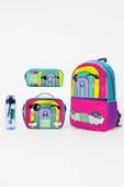 Gökkuşağı İlkokul Çantası, Beslenme Kalemlik Okul seti- Matara Hediyeli 75997 thumbnail 1