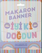 FLAMA İYİKİ DOĞDUN MAKARON KALİGRAFİ 1 ADET thumbnail 1