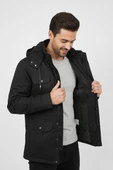 Erkek Spor Kanvas Kapüşonlu Parka 85121 BGL-ST04884 thumbnail 5