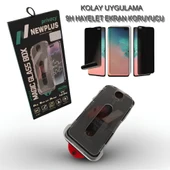 Apple iPhone 17 PRO MAX Uyumlu Çekmeli Kolay Montaj Kırılmaz Cam Ekran Koruyucu HAYALET - NEWPLUS 9H thumbnail 1