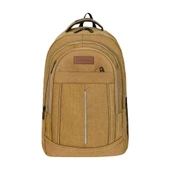 pilelistore Çok Amaçlı Laptop Dizüstü Bilgisayar Bölmeli Sırt Çantası Taba - 1