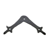 Antika Tarz Dekoratif Pirinç Zambak Gönye - Üst, 107x107 Mm, Oksit - 1