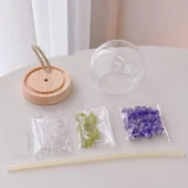 LED Işıklı Kendin Yap Lale Cam Küre thumbnail 1