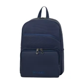 pilelistore SUNİ DERİ ŞIK TASARIM LAPTOP BÖLMELİ SIRT ÇANTASI MAVİ - 1