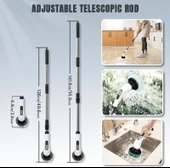 7 in 1 Kablosuz Elektrikli Temizlik Fırçası Seti thumbnail 4