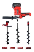 DAFLONG PREMİUM 2 IN 1 SET ŞARJLI BAKIR SARGILI TOPRAK BURGU MAKİNASI+ŞARJLI MATKAP APARATI DFL-105 - 2