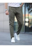 Slim Fit Chino Keten Pantolon - 12