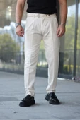 Tasarım İtalyan Model Keten Pantolon - 7
