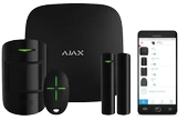 AJAX  StarterKit 4G, Kablosuz, Alarm Kiti, SIYAH - 1