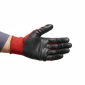 Kırmızı Siyah Zebra Nitril Kaplama İş Eldiveni 10 XL Yüksek Kavrama Esnek Konforlu Çalışma Eldiveni thumbnail 5