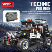 Amazon'un Çok Satan SWAT Özel Polis Araç Modeli TuğlaYapı Blok Set:787 PARÇA - 6