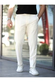 Rahat Şık Kolay Ütülenebilir Slim Fit Kumaş Jogger Pantolon - 2