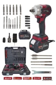 DAFLONG PRO 3'LÜ SET 21V KÖMÜRSÜZ 600NM TORKLU SOMUN DEVİR AYARI TAŞLAMA+KIRICI DELİCİ HİLTİ DFL-270 - 4