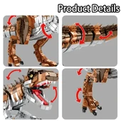 WOMA TOYS C0474 T-Rex Dinozor Blok Seti PCS:2111 :PARÇA thumbnail 2