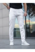 Slim Fit Chino Keten Pantolon - 7