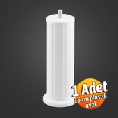 (1 Adet) Mobilya Baza Tv Ünitesi Yükseltme Ayağı Robot Süpürge Uyumlu 15 cm Beyaz Plastik thumbnail 5