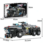 C5014 Çocuk Eğitici Swat T Araç Yapı Blokları Tuğla Seti Oyuncak PCS:1216 PARÇA - 1