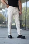 Tasarım İtalyan Model Keten Pantolon - 8