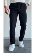 Esnek Rahat Beli Lastikli Jogger Pantolon - 1