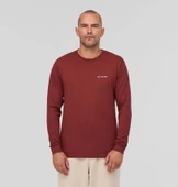 Columbia Csc M Basic Sm Logo Ls Tee Bordo Erkek Outdoor Tshirt CS0354 thumbnail 1