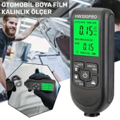 HW-300PRO Oto Boya Kalınlık Ölçer Fe NFe 2000µm + 2 Fonksiyonlu Bardak Tutucu Hediyeli - 4