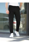 Rahat Şık Kolay Ütülenebilir Slim Fit Kumaş Jogger Pantolon - 6