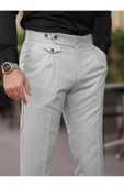 Yeni Premium Pileli Old Money Kumaş Pantolon - 7