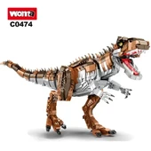 WOMA TOYS C0474 T-Rex Dinozor Blok Seti PCS:2111 :PARÇA thumbnail 4